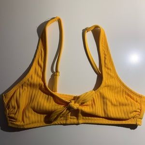 Target Tie Front Bikini Top
